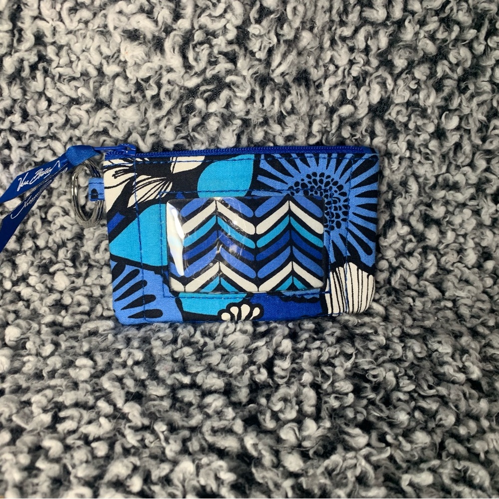 Vera Bradley Zip ID in Blue Bayou